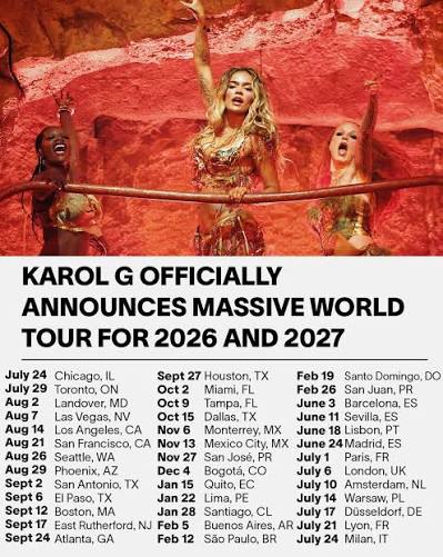 Karol G Schedule
